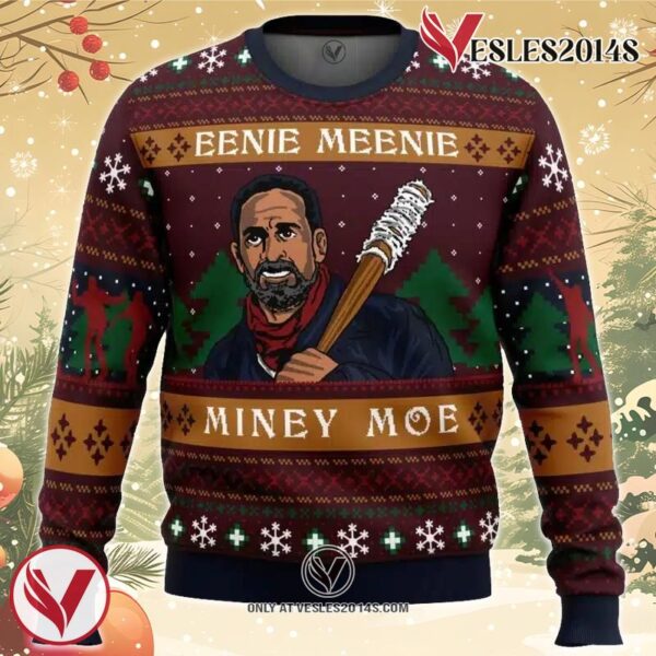 Eenie Meenie The Walking Dead Ugly Christmas Sweater, Unique Christmas Gift For Fans - Vesles2014S