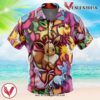 Eevee Evolutions Pokemon Hawaiian Button Up Shirt, Perfect Gifts For Anime Lovers - Vesles2014S