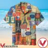 Eiffel Tower Poster Puzzle Vintage Hawaiian Shirt, Unique Gifts For Friends - Vesles2014S 1