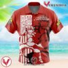 Eijiro Kirishima (Red Riot) My Hero Academia Hawaiian Button Up Shirt, Perfect Gifts For Anime Lovers - Vesles2014S