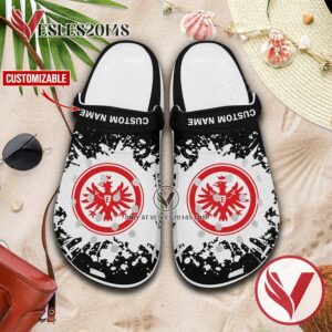 Eintracht Frankfurt Custom Crocs Clogs, Unique Footwear For Fans 1