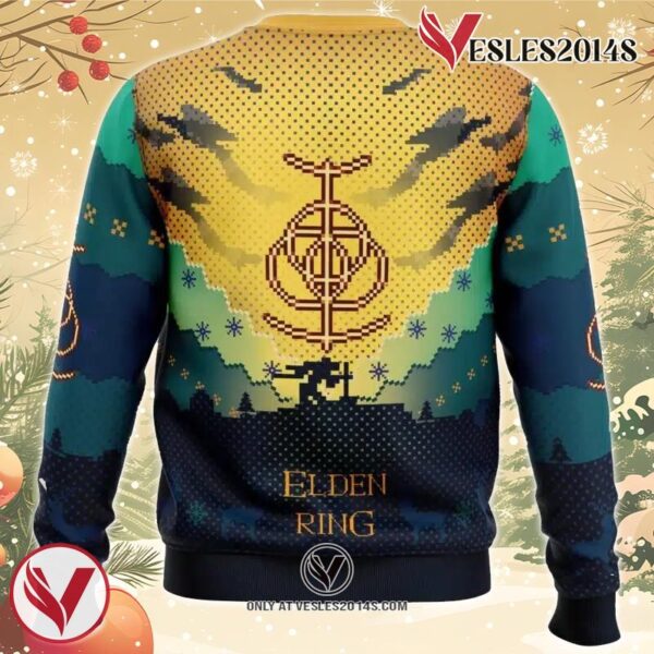 Elden Ring Ugly Christmas Sweater, Unique Christmas Gift For Fans - Vesles2014S 1