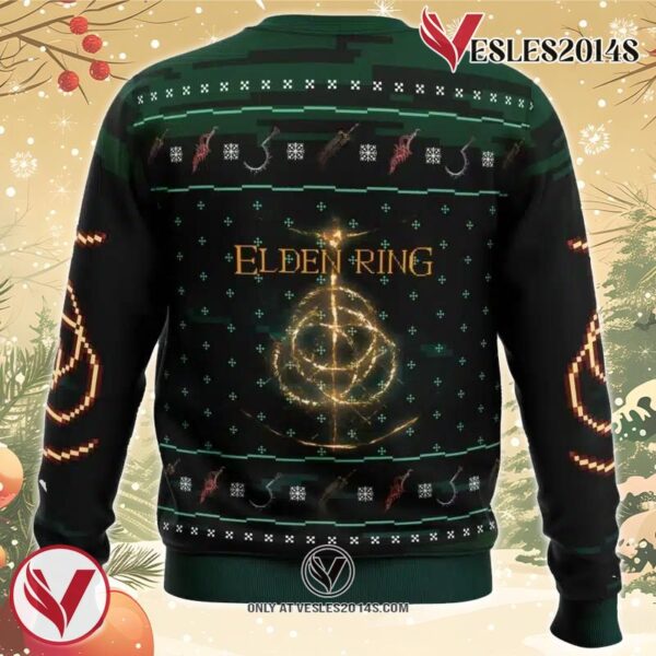 Elden Ring v2 Ugly Christmas Sweater, Unique Christmas Gift For Fans - Vesles2014S 1