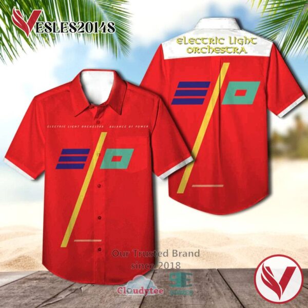 Electric Light Orchestra Band Balance Of Power Album Hawaiian Shirt, Best Gift For Music Lovers Vesles2014S