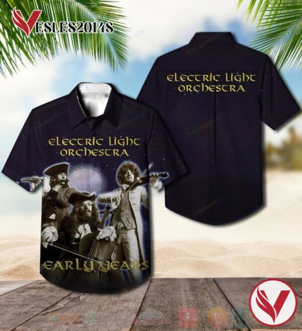 Electric Light Orchestra Early Years Album Hawaiian Shirt, Best Gift For Music Lovers Vesles2014S