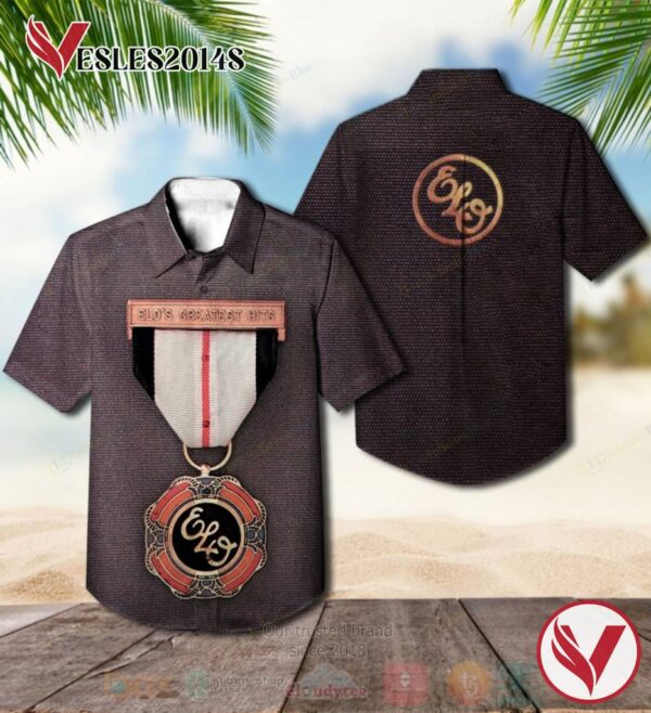 Electric Light Orchestra Elo's Greatest Hits Album Hawaiian Shirt, Best Gift For Music Lovers Vesles2014S