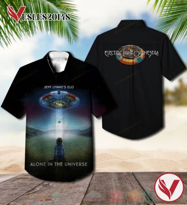 Electric Light Orchestra Jeff Lynne's Elo Alone In The Universe Album Hawaiian Shirt, Best Gift For Music Lovers Vesles2014S