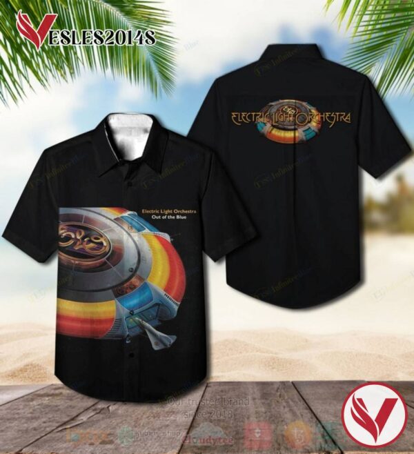 Electric Light Orchestra Out of the Blue Album Hawaiian Shirt, Best Gift For Music Lovers Vesles2014S