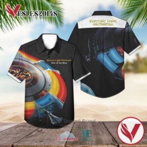 Electric Light Orchestra Out of the Blue Hawaiian Casual Shirt, Best Gifts For Summer Vesles2014S 1