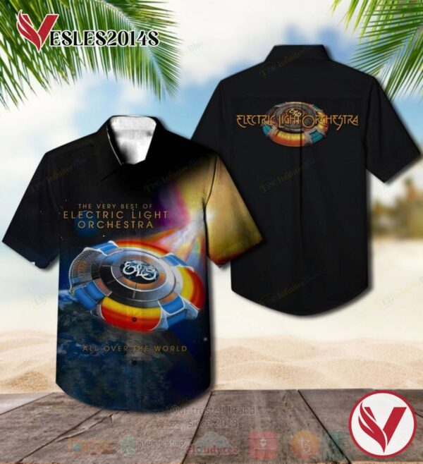 Electric Light Orchestra The Very Best of Electric Light Orchestra Album Hawaiian Shirt, Best Gift For Music Lovers Vesles2014S