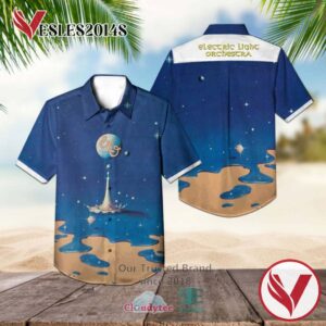 Electric Light Orchestra Time Hawaiian Casual Shirt, Best Gifts For Summer Vesles2014S