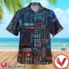 Electronic Printed Circuit Board Hawaiian Shirt, Unique Gifts For Friends - Vesles2014S 1