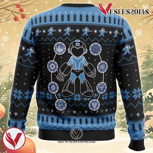Elemental Weapon Mega Man Ugly Christmas Sweater, Unique Christmas Gift For Fans - Vesles2014S 1