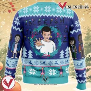 Eleven Stranger Things Ugly Christmas Sweater, Unique Christmas Gift For Fans - Vesles2014S 1