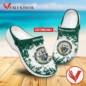 Elms College Crocs Classic Clogs, Unique Footwear For Fans - Vesles2014S 1