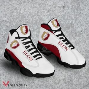 Elon University Air Jordan 13 Shoes, Best Sneaker Gifts For Fans - Vesles2014s