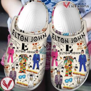 Elton John Music Crocs Crocband Clogs Shoes, Unique Gifts For Fans Style 2 - Vesles2014S