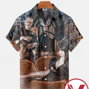 Elvira Mistress Of The Dark Halloween Hawaiian Shirt, Unique Gifts For Friends - Vesles2014S 1