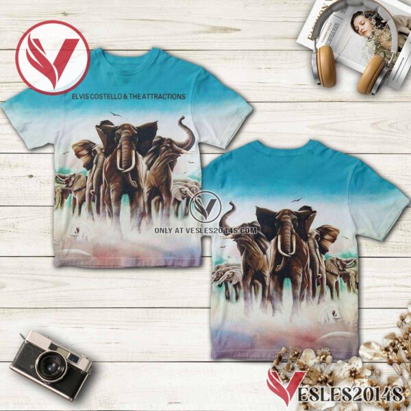 Elvis Costello And The Attractions Armed Forces Album Cover Shirt, Unique Gifts For Music Lovers - Vesles2014S