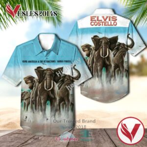 Elvis Costello Armed Forces Casual Hawaiian Shirt, Best Gifts For Summer Vesles2014S
