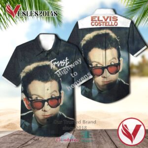 Elvis Costello Trust Casual Hawaiian Shirt, Best Gifts For Summer Vesles2014S 1