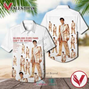 Elvis Presley 50000000 Elvis Fans Casual Hawaiian Shirt, Best Gifts For Summer Vesles2014S