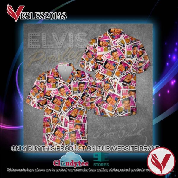 Elvis Presley Albums Hawaiian Shirt, Best Gift For Music Lovers Vesles2014S
