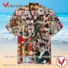 Elvis Presley Albums With Guitar Hawaiian Shirt, Best Gift For Music Lovers Vesles2014S