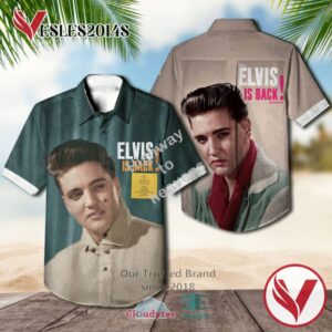 Elvis Presley Elvis Is Back Casual Hawaiian Shirt, Best Gifts For Summer Vesles2014S