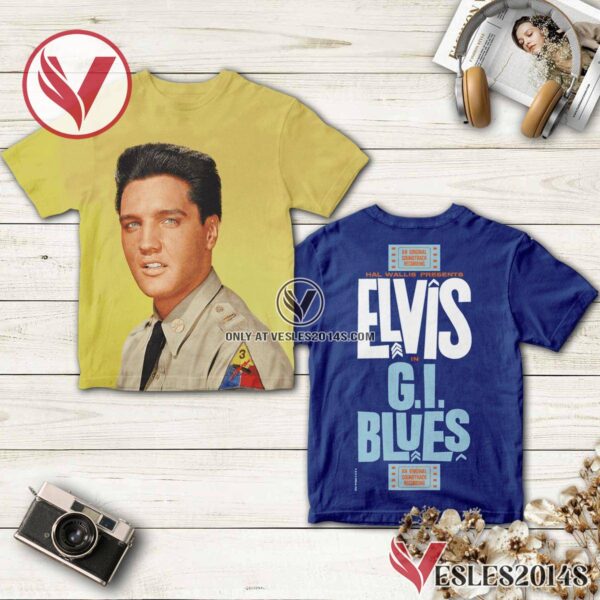 Elvis Presley G.I. Blues Album Cover Shirt, Unique Gifts For Music Lovers - Vesles2014S