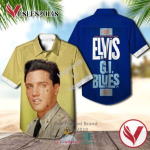 Elvis Presley G.I. Blues Casual Hawaiian Shirt, Best Gifts For Summer Vesles2014S 1