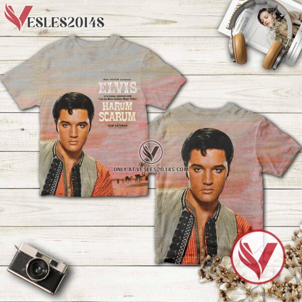 Elvis Presley Harum Scarum Album Cover Shirt, Unique Gifts For Music Lovers - Vesles2014S