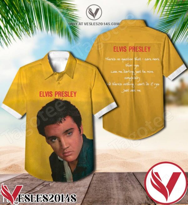 Elvis Presley I Need Your Love Tonight Single Cover Hawaiian Shirt, Unique Gifts For Friends - Vesles2014S 1