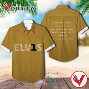 Elvis Presley Love me tender Hawaiian Casual Shirt, Best Gifts For Summer Vesles2014S 1