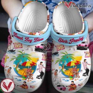 Elvis Presley Music Crocs Crocband Clogs Shoes, Unique Gifts For Fans Style 1 - Vesles2014S