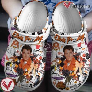 Elvis Presley Music Crocs Crocband Clogs Shoes, Unique Gifts For Fans Style 19 - Vesles2014S