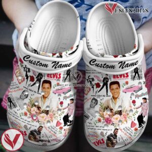 Elvis Presley Music Crocs Crocband Clogs Shoes, Unique Gifts For Fans Style 5 - Vesles2014S