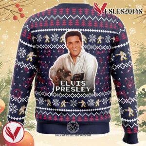 Elvis Presley Ugly Christmas Sweater, Unique Christmas Gift For Fans - Vesles2014S 1
