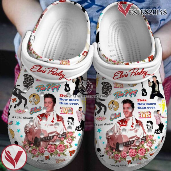Elvis Singer Music Crocs Clogs Crocband Shoes, Unique Gifts For Fans - Vesles2014S