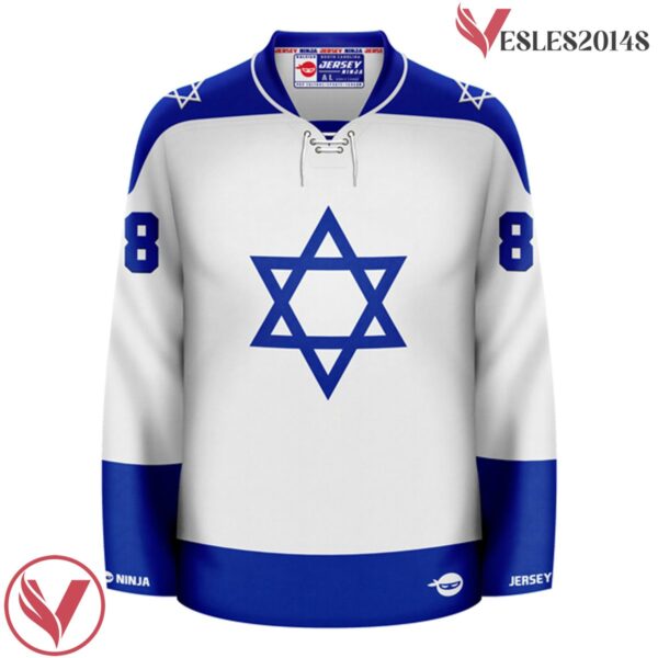 Emblazoned Miracle Hanukkah Holiday Hockey Jersey - Vesles2014S 2