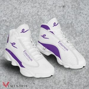 Emerson College Logo Air Jordan 13 Shoes, Best Sneaker Gifts For Fans - Vesles2014s