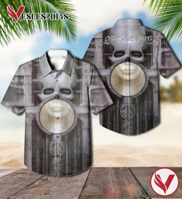 Emerson, Lake & Palmer Brain Salad Surgery Album Hawaiian Shirt, Best Gift For Music Lovers Vesles2014S