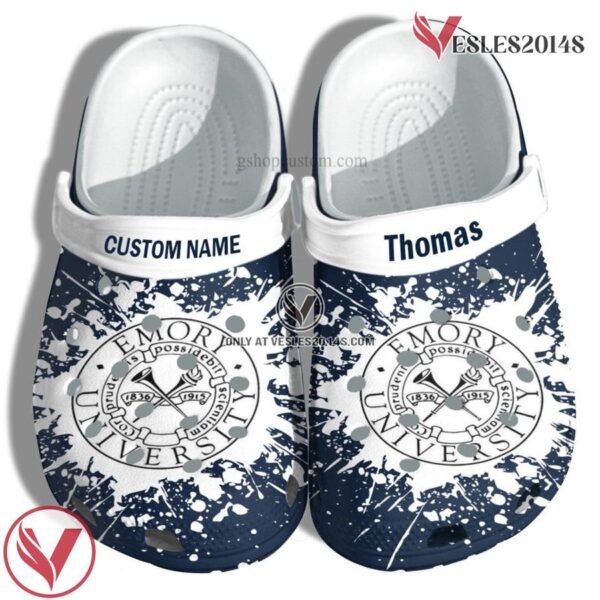 Emory University Graduation Gifts Croc Shoes Customize- Admission Gift Shoes, Unique Gift From  Vesles2014S