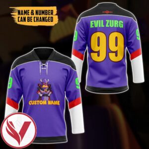 Emperor Zurg Toy Story Custom Name Custom Number Hockey Jersey, Trending Gifts For Fans - Vesles2014s 1