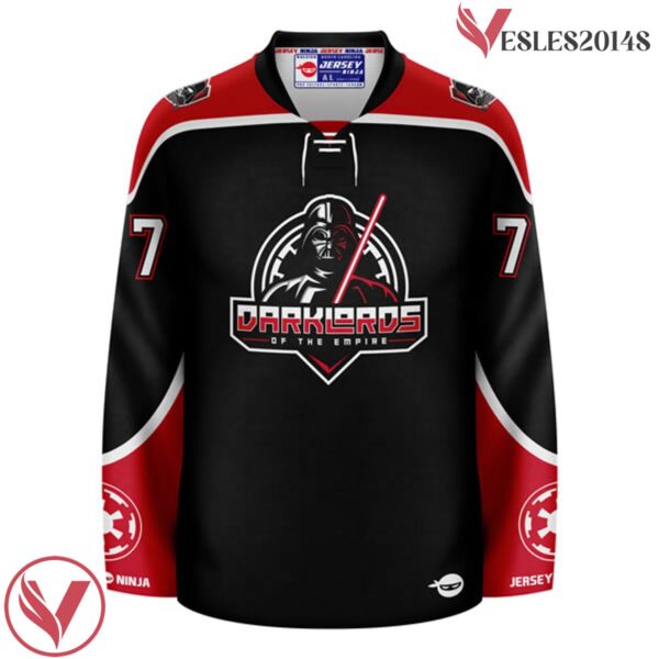 Empire Lord Vader Dark Lords of the Hockey Jersey - Vesles2014S 2