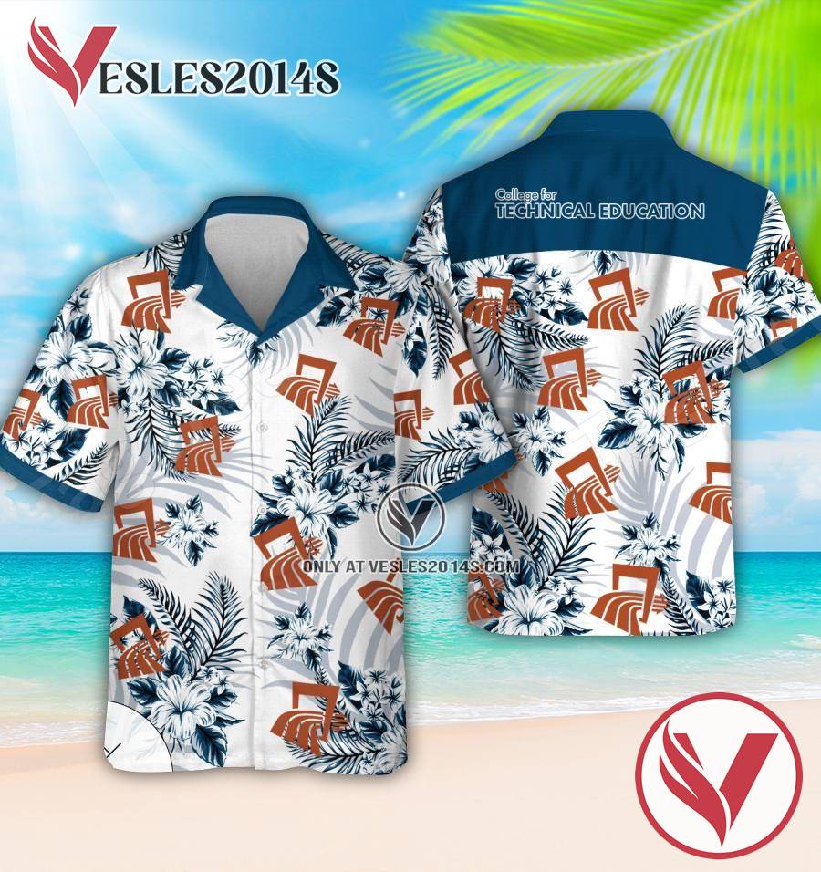 Employment Solutions College for Technical Education Logo Beach Shirts, Shorts, Perfect Gifts Idea In Holiday - Vesles2014S 1