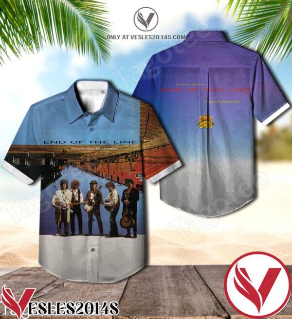 End Of The Line Single By Traveling Wilburys Hawaiian Shirt, Unique Gifts For Friends - Vesles2014S 1
