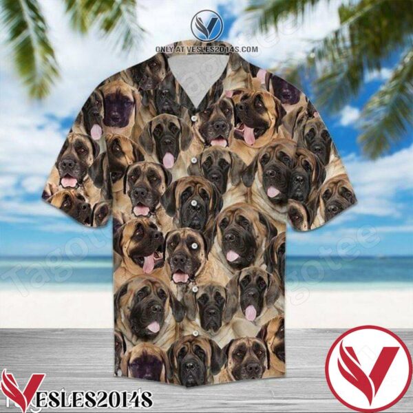 English Mastiff Summer Vacation Hawaiian Shirt, Unique Gifts For Friends - Vesles2014S 1
