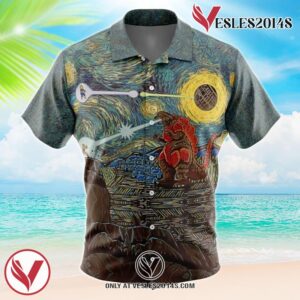 Epic Battle Dragon Ball Z Hawaiian Button Up Shirt, Perfect Gifts For Anime Lovers - Vesles2014S