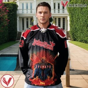 Epitaph Judas Priest Black Jersey - Vesles2014S